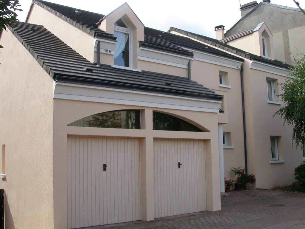 Maison rénovée avec isolation extérieure